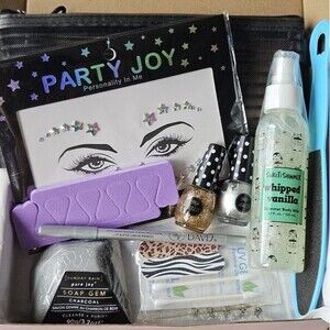 Glam Glitter Beauty Self Care Gift Set Mixed Bundle Nail Polish Tools Body Mist